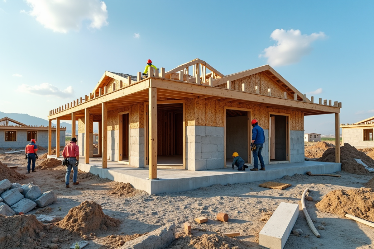 Chantier de construction d