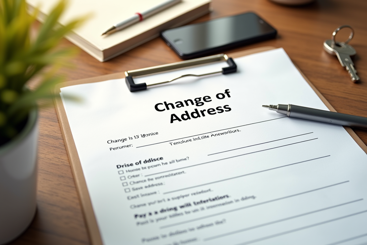 Formulaire de changement d